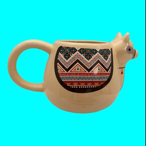 Thumbs Up! Lamapot Mug Cup Llama Shape SW Style American Novelty Camel - Picture 4 of 10